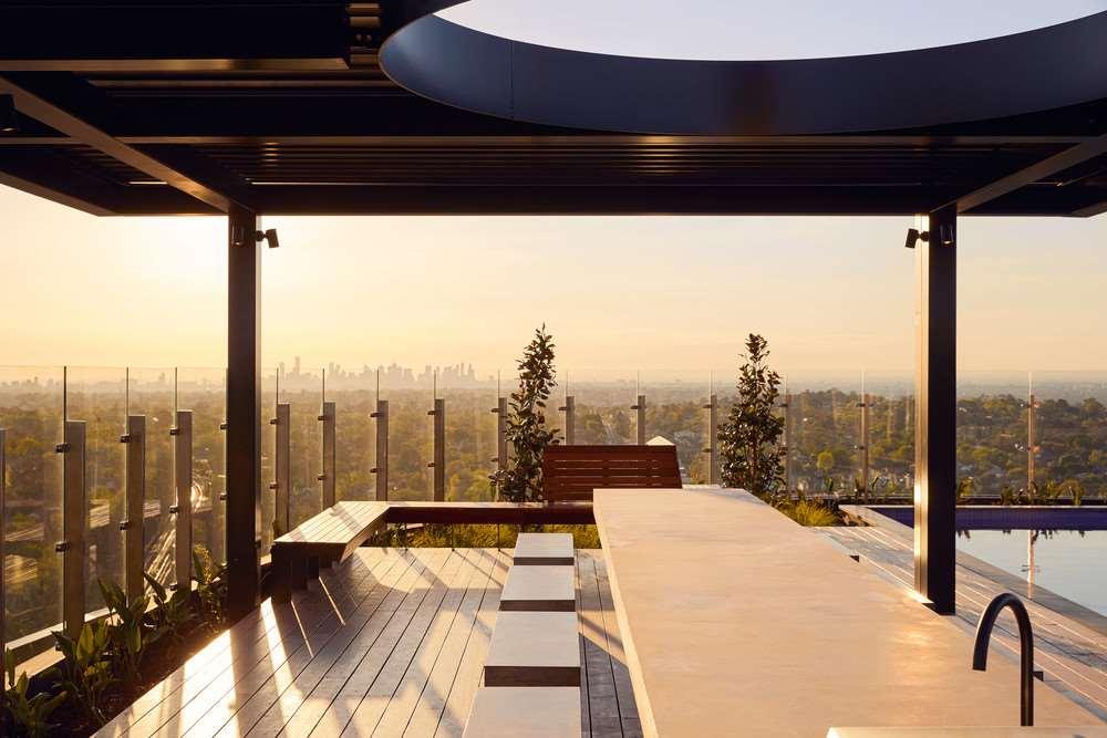 Art Series - The Chen Box Hill Servizi foto Skyline Residences rooftop